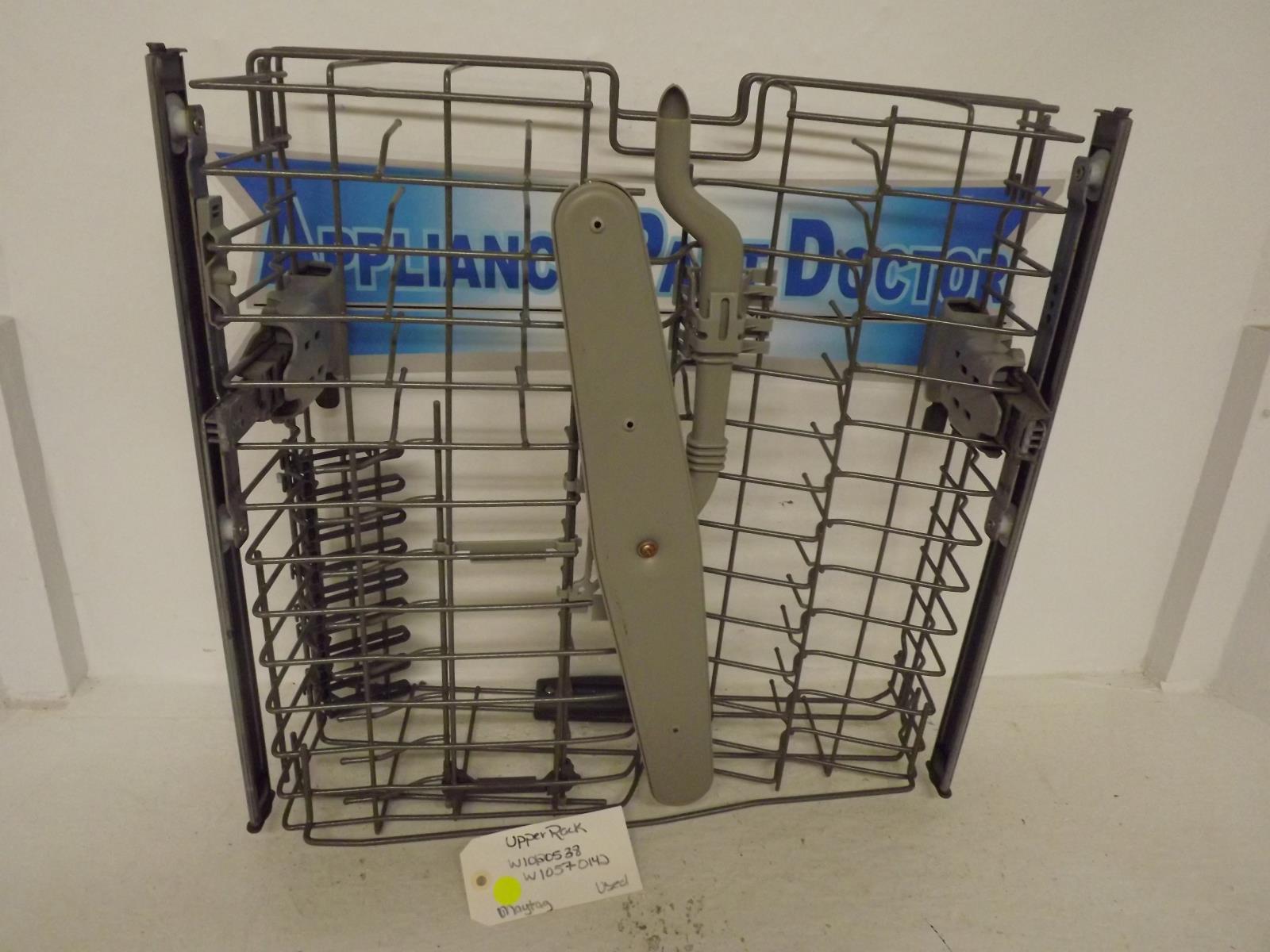 Maytag Dishwasher W10120538 W10570142 Upper Rack Used Maytag Dishwasher W10120538 W10570142 Upper Rack Used